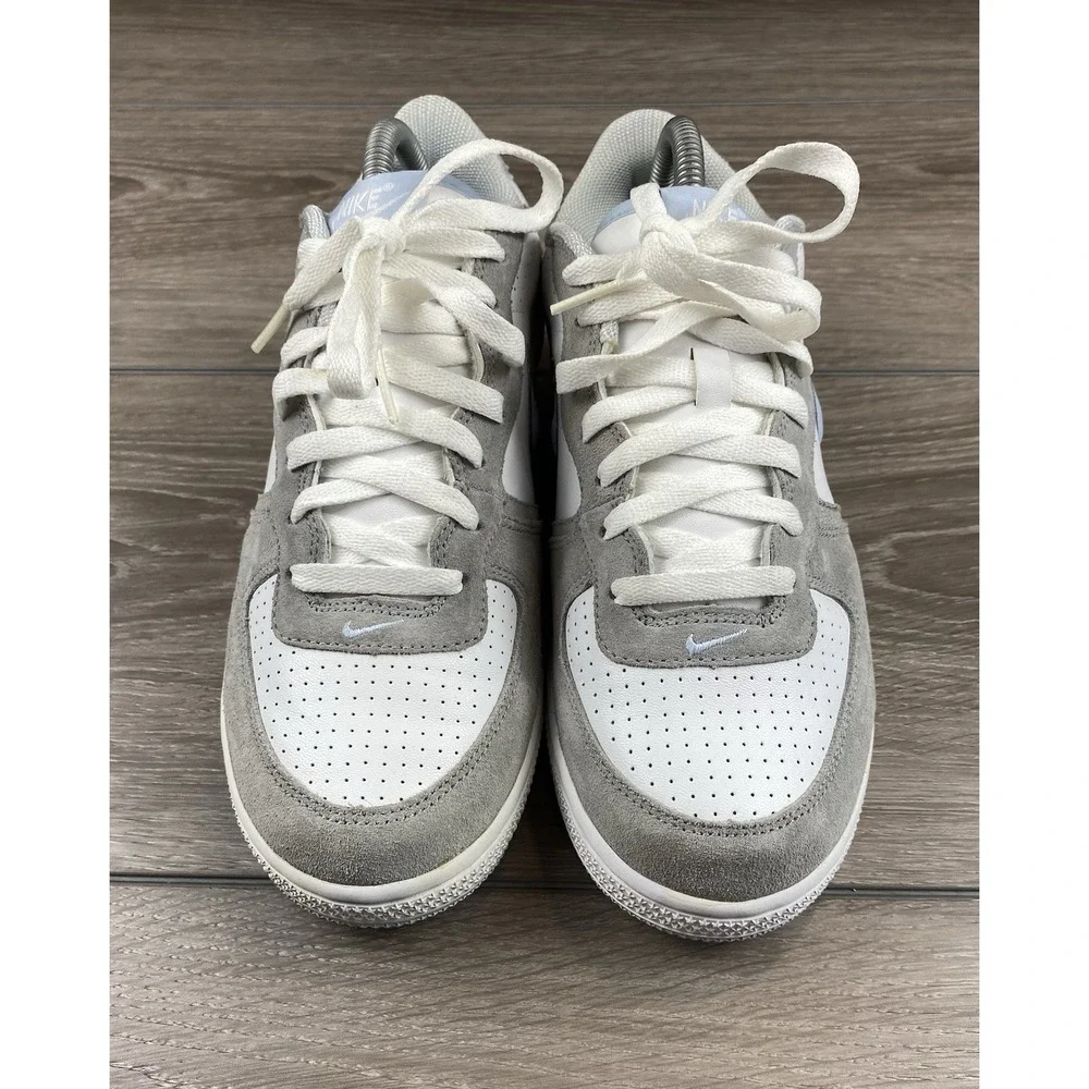 Nike Women's Terminator Low Liberte Sneakers White Grey Blue‎ Size 8.5
